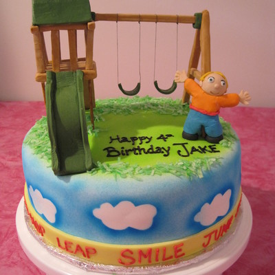 Swing Set Cake