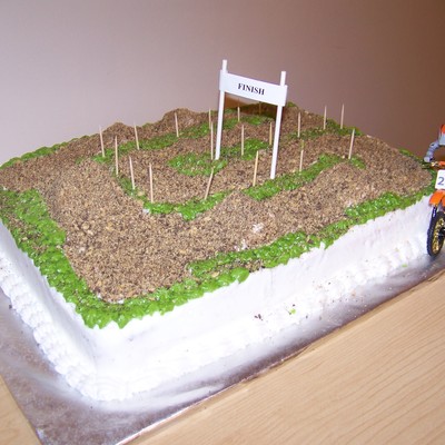 Motocross Cake