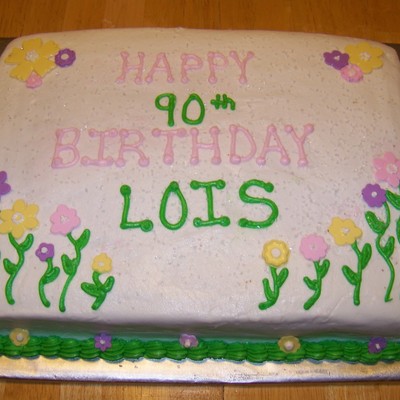 90Th Spring Flower Birthday