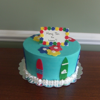 Surf Board Cake