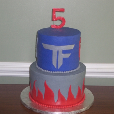 Transformers Birthday Cake