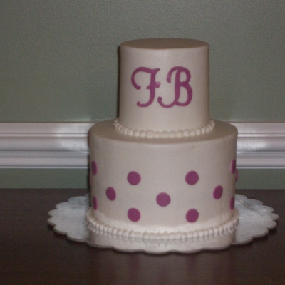 Pink And White Polka Dots