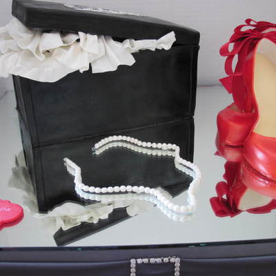 Christian Louboutin Shoe Box Sex In The City Cake