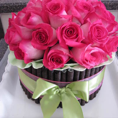 Fresh Flower Cake
