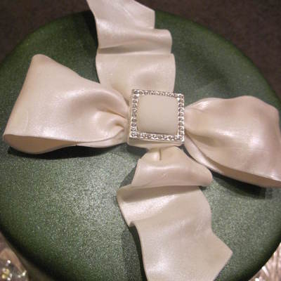 Emerald Green Birthday Cake