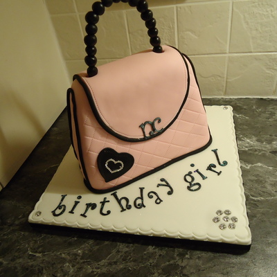 Chanel Style Handbag Cake