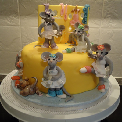 Ballerina Mice From The Book By Maisie Parrish