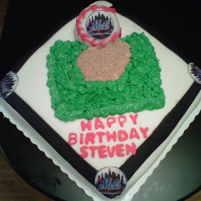 Mets Birthday Cake