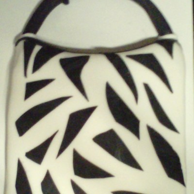 Zebra Purse Cake