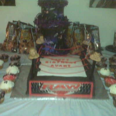 Wwe Wrestling Ring Cake