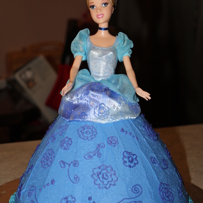 Cinderella Doll Cake