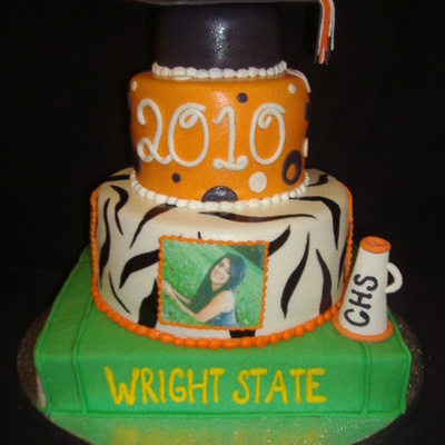 Graduation Hat & Book Cake