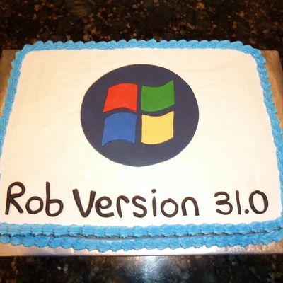 Microsoft Windows Cake