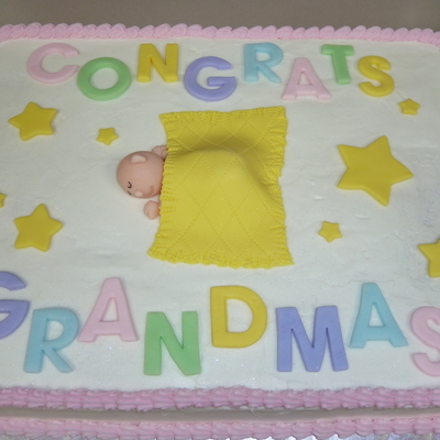 Grandma Baby Shower Cake