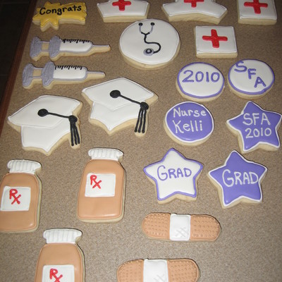 Nurse & Graduation Cookies