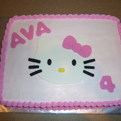 Hello Kitty Birthday Cake