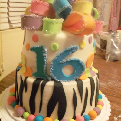 Zebra Stripe And Mixed Neon Colors