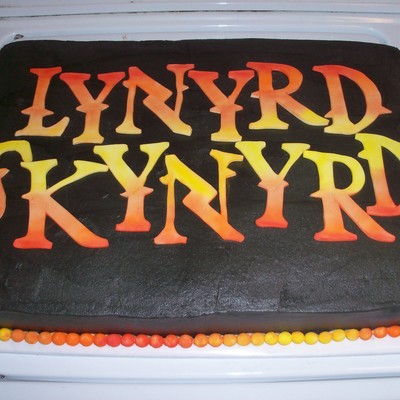 Lynyrd Skynyrd Groom's Cake