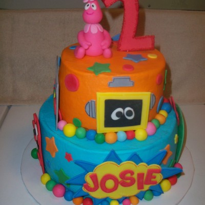 Yo Gabba Gabba Birthday Cake