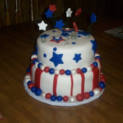 Stars & Stripes 2-Tiered