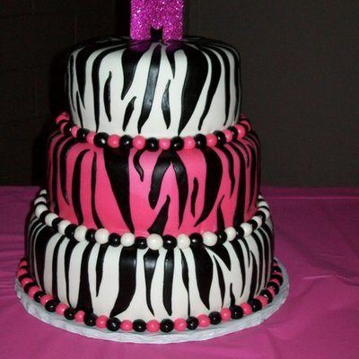 Zebra 3-Tiered