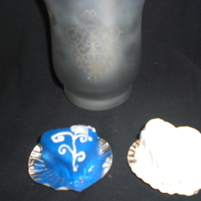 Blue White