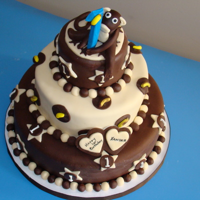 Monkey Cake 1St Birthday