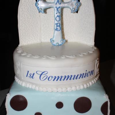 Boys First Communion Cake