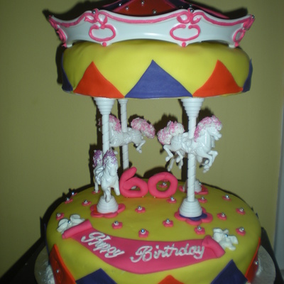 Carousel Cake