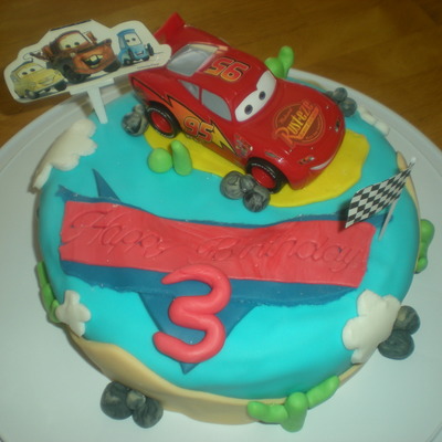 Disney Cars Birthday Cake