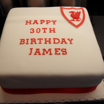 Soccer Crest Cake