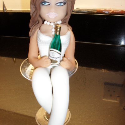 Young Lady In A Martini Glass