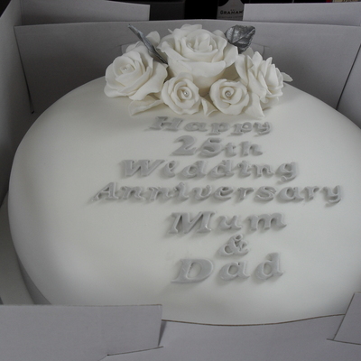 25Th Wedding Annniversary Cake