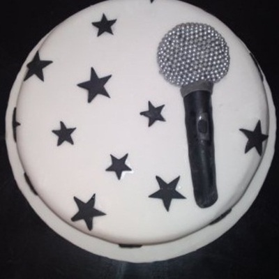 Microphone Cake
