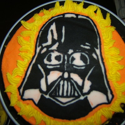 Darth Vader B-Day Cake