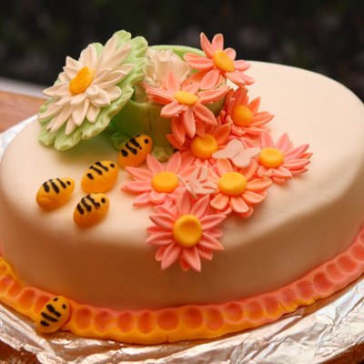 Gift Box With Flowers