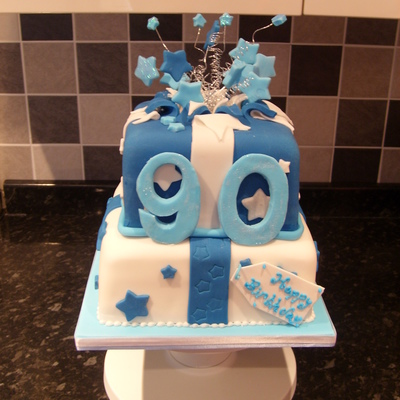 Exploding Present Cake