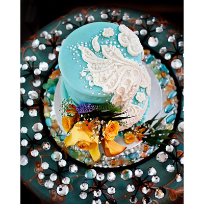 Tropical Wedding Cake