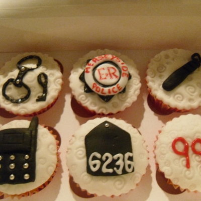 Merseyside Police Cupcakes (Liverpool Uk)