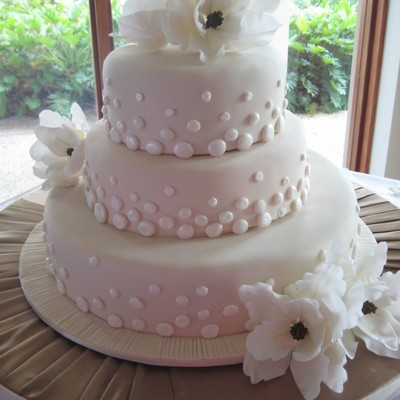 Magnolia Wedding Cake