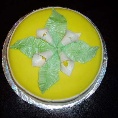 Last Cake For Fondant Class