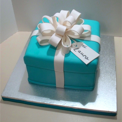 Tiffany Box Cake