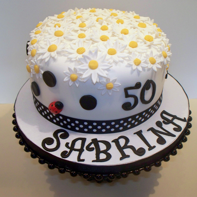 Daisy Birthday Cake