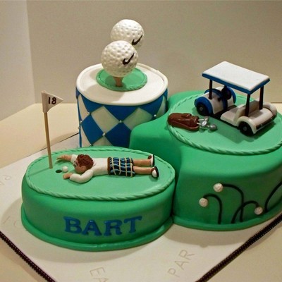 Golf Birthday Cake