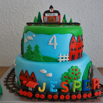 Steam Train Cake
