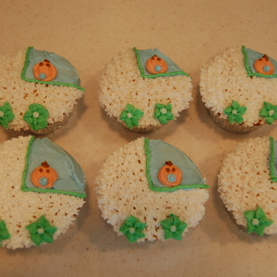 Baby Boy Cupcakes