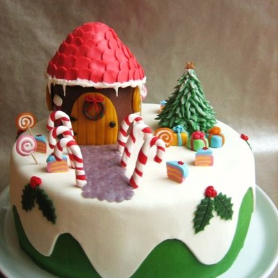 Candy House In The Snow!