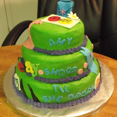 Shopaholic Cake