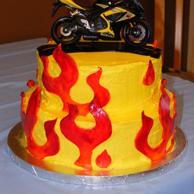Motorcycle Cake