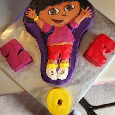 Dora The Explorer Cake
